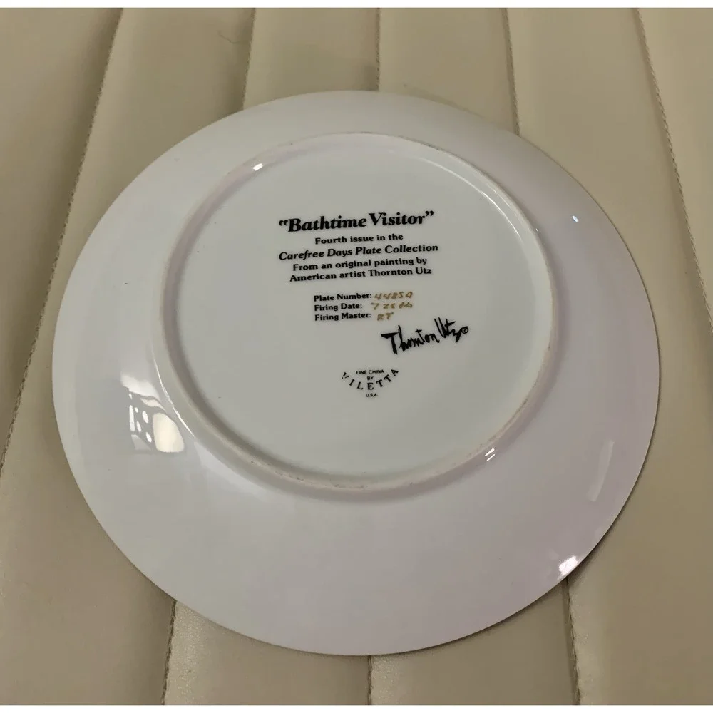 Thornton Utz Collector Plate 